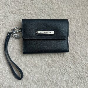 Liz Claiborne Black Wristlet Wallet